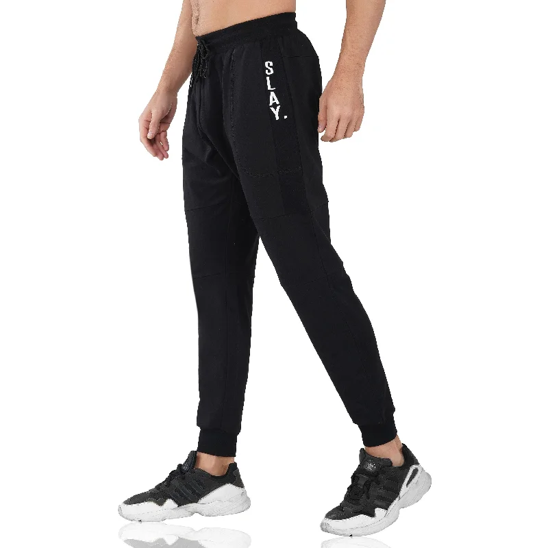 SLAY. Men's Black Joggers