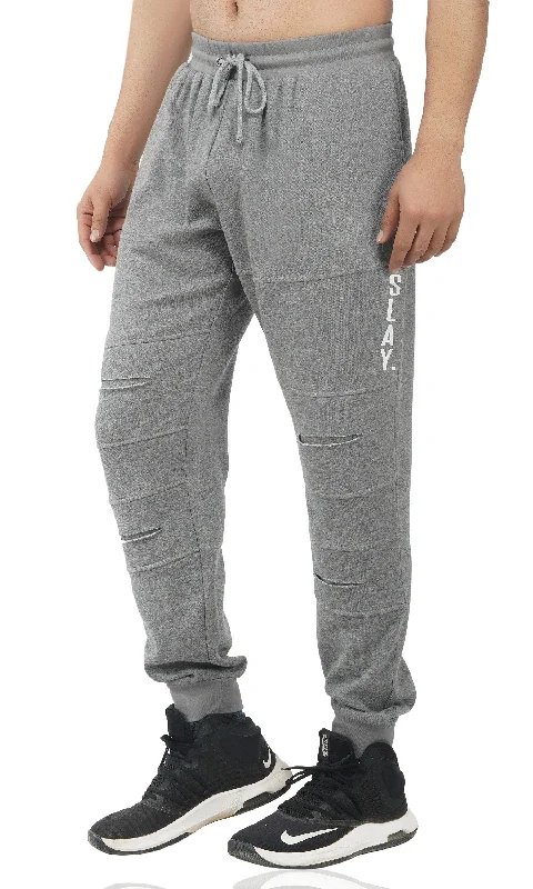 SLAY. Men's Light Grey Joggers