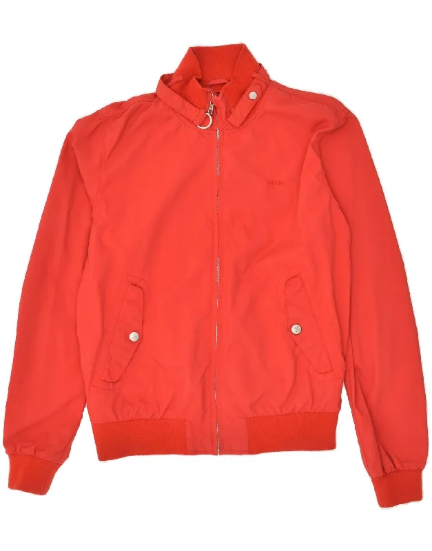 GAS Mens Bomber Jacket UK 38 Medium Red