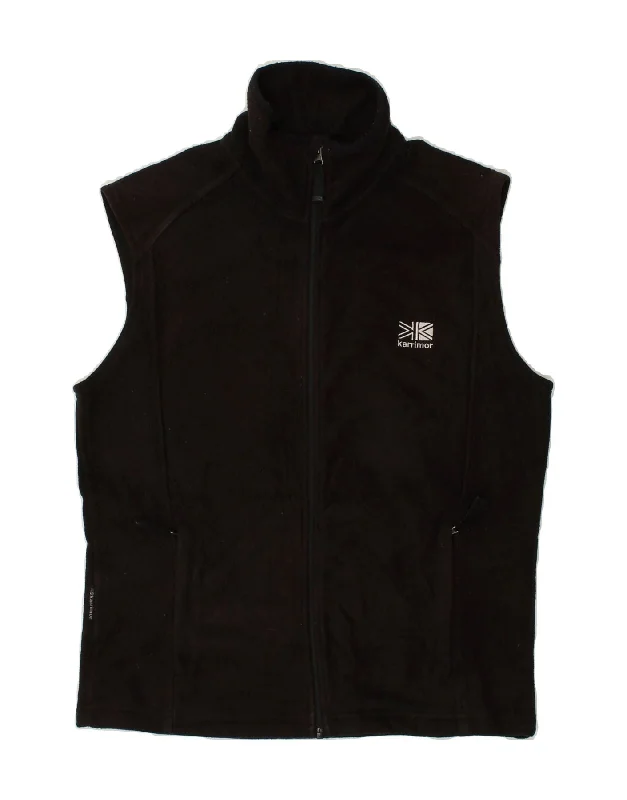 KARRIMOR Mens Fleece Gilet UK 36 Small Black Polyester