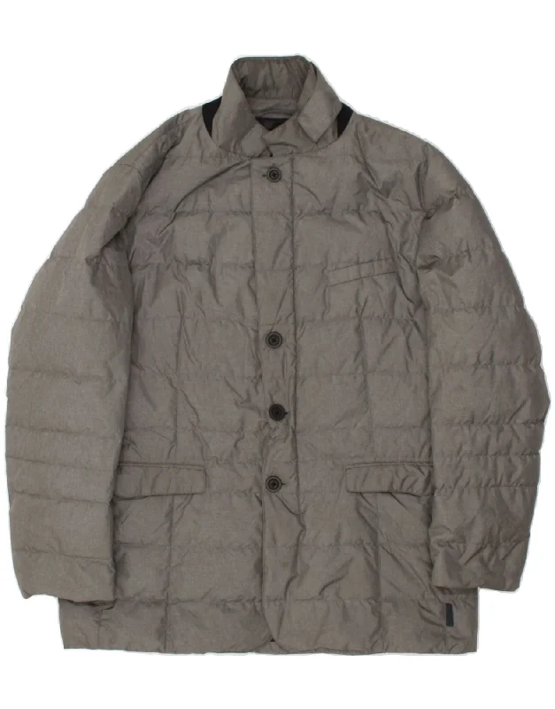 HERNO Mens Padded Jacket UK 38 Medium Grey