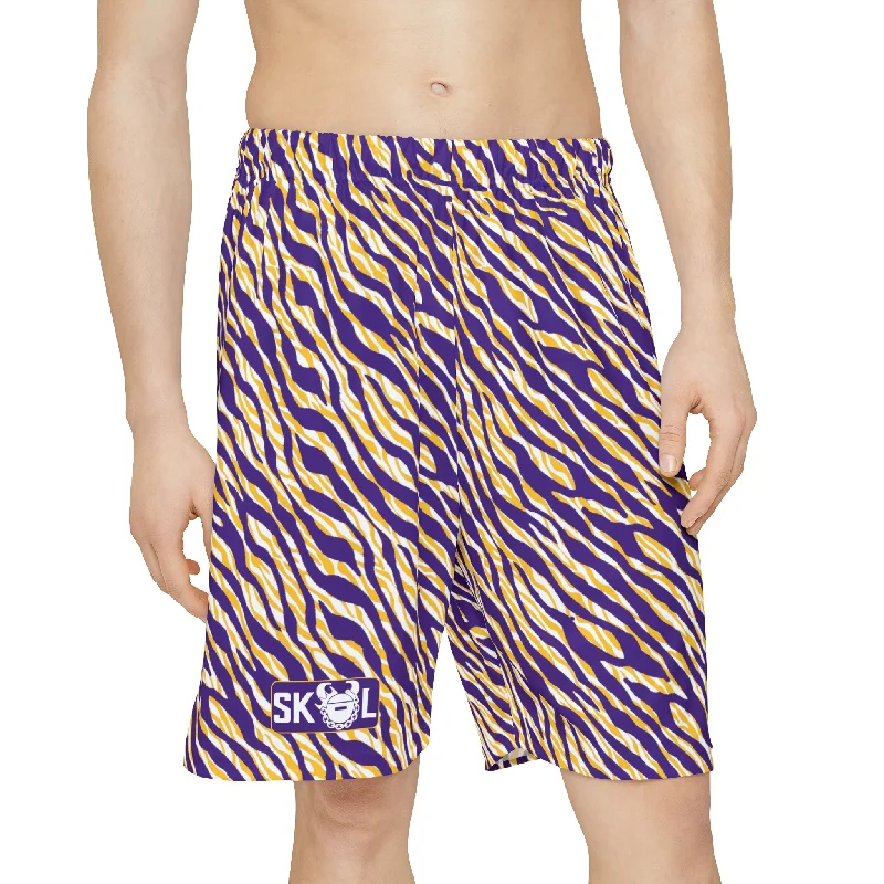 Men’s Sports Shorts - Zebra Print