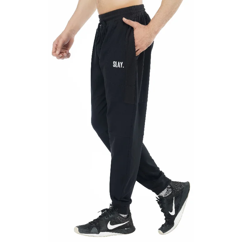 SLAY. Men's Black Joggers