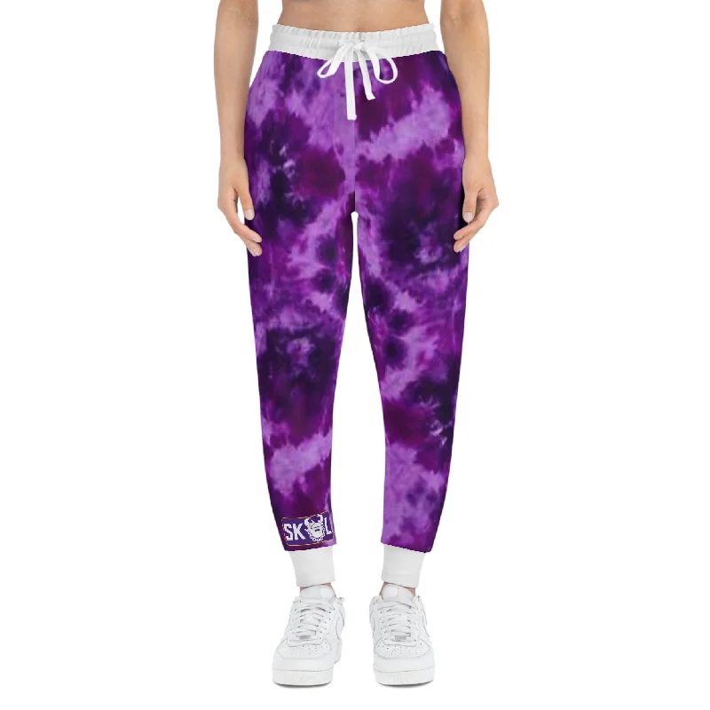 Athletic Joggers - Purple Tie-Dye