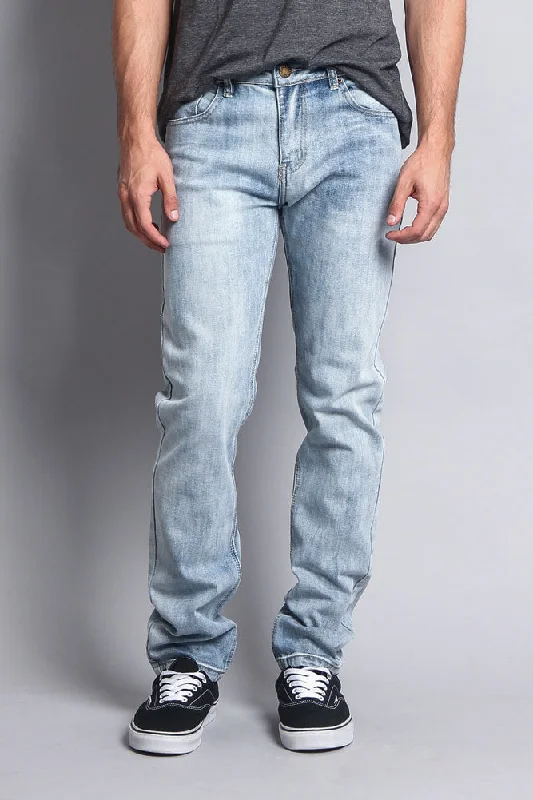 Premium Denim Skinny Fit Jeans (Blue Sky)