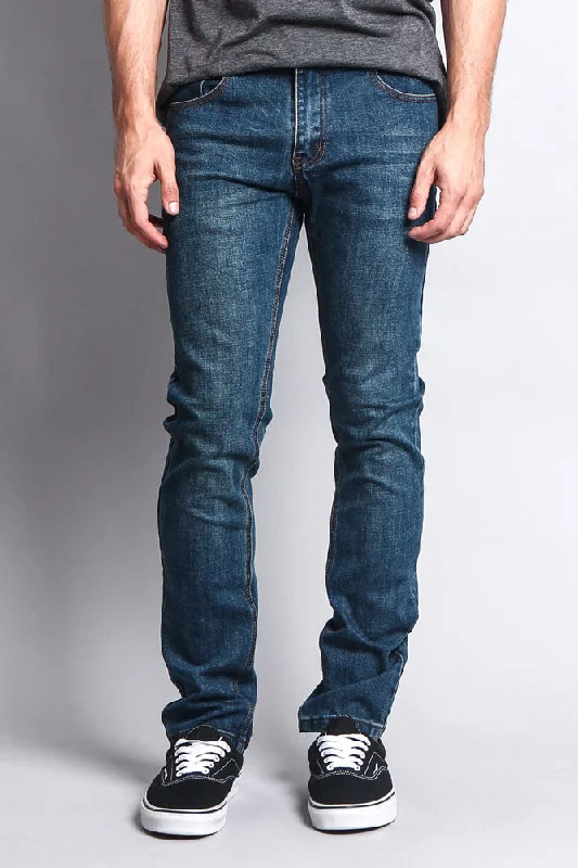 Premium Denim Skinny Fit Jeans (Desert Blue)