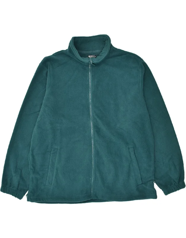 MOUNTAIN WAREHOUSE Mens Tall Fleece Jacket UK 42 XL Green Polyester