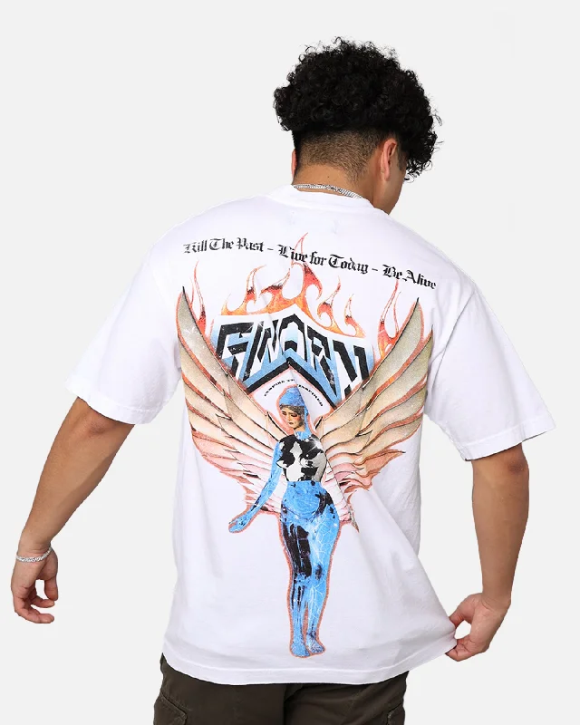 Sworn To Us Pyro Angel T-Shirt White