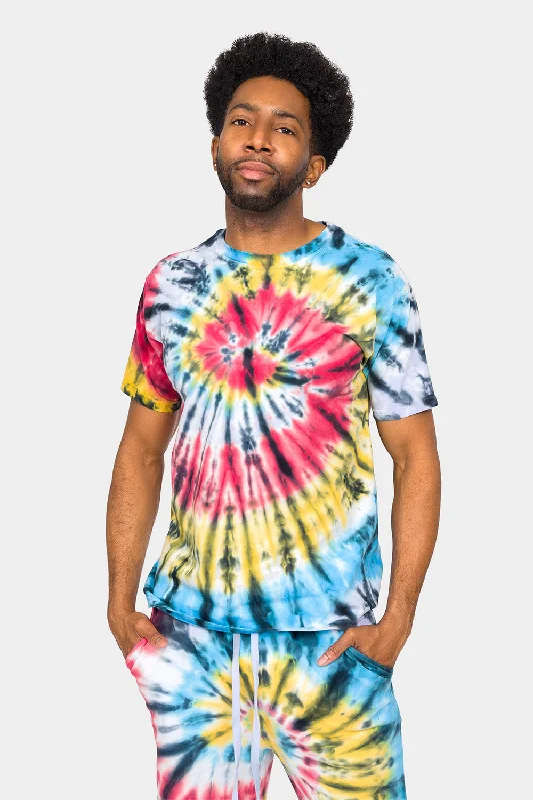 Swirl Tie Dye Cotton Shirt