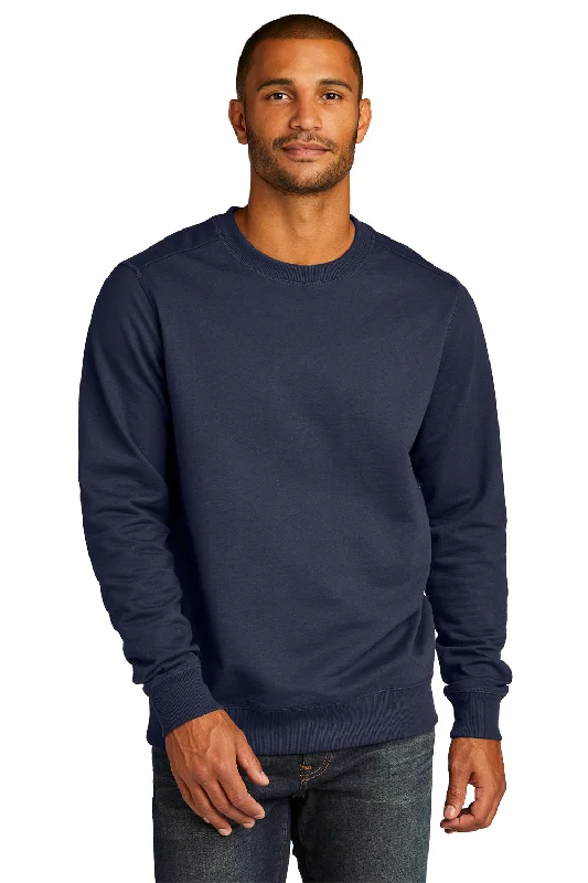 District Mens Re-Fleece Crewneck Sweatshirt - True Navy Blue