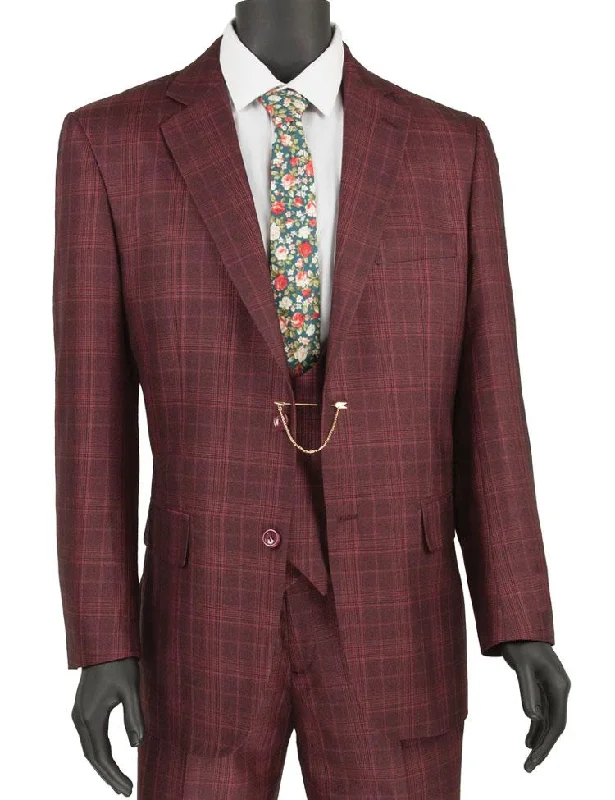 Vinci Suit V2RW-7C Burgundy