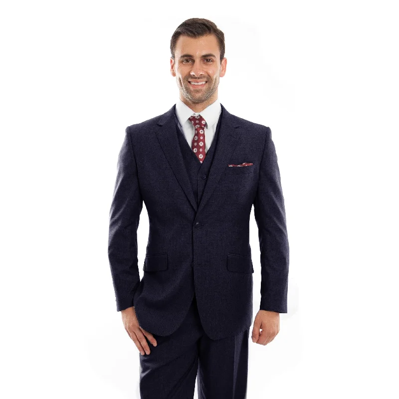 Mens Vintage Jacket Suits Notch Lapel Suit Set