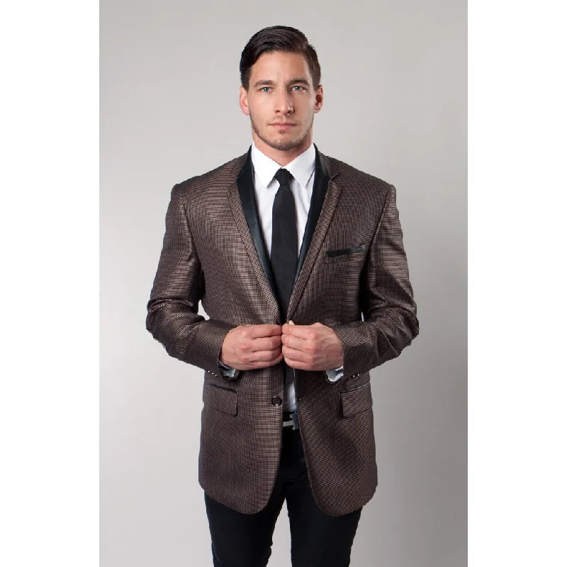 Tazio Men's Brown Blazer