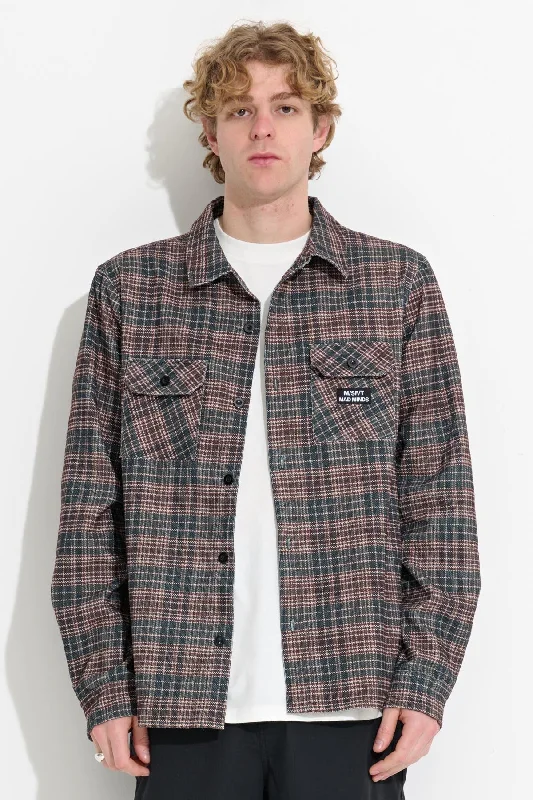 Sheet Noise Long Sleeve Shirt | Forest