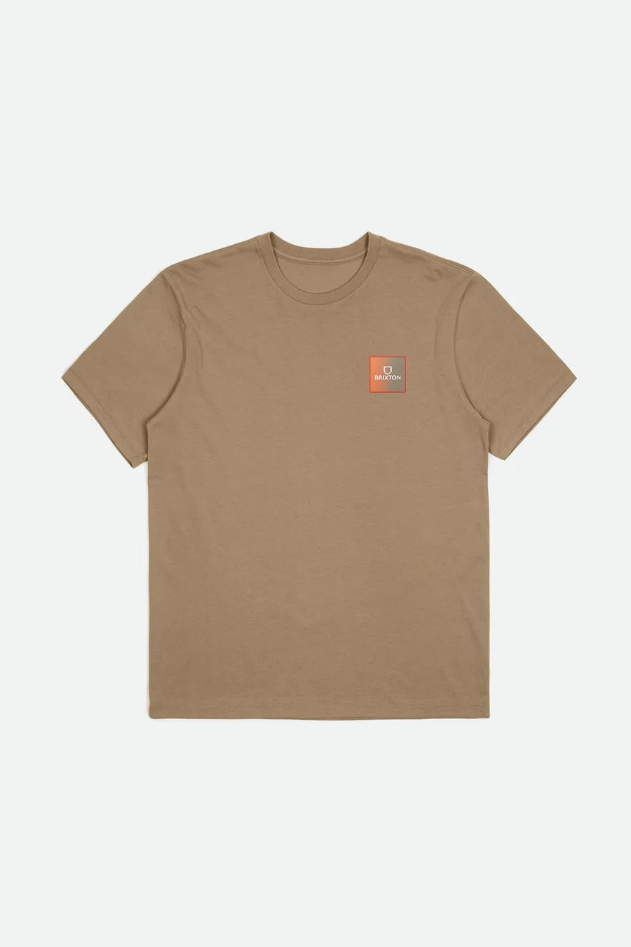 Brixton Mens Alpha Block SS Tee - Mojave/Fade