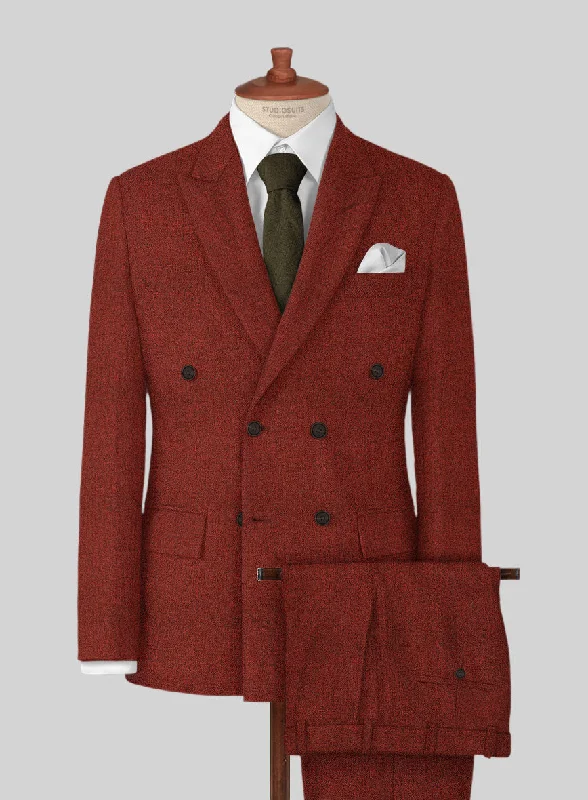 Naples Sundowner Rust Tweed Suit