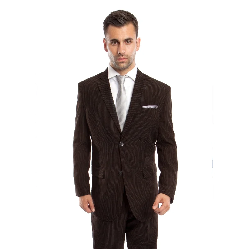 Men's Suit Set 2 Piece Formal Set Notch Lapel Casual Suit Set