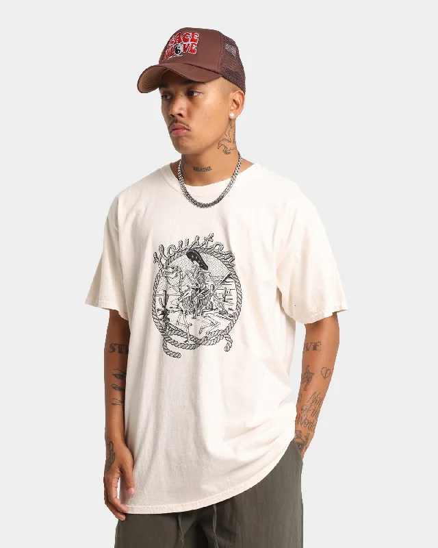 Goat Crew Houston Drawing Vintage T-Shirt Off White