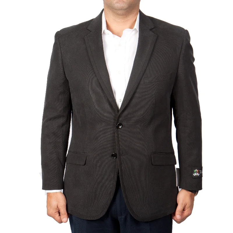 Mens Blazer Slim Fit Solid Sports Coat Blazer Jacket featuring Notch Lapel