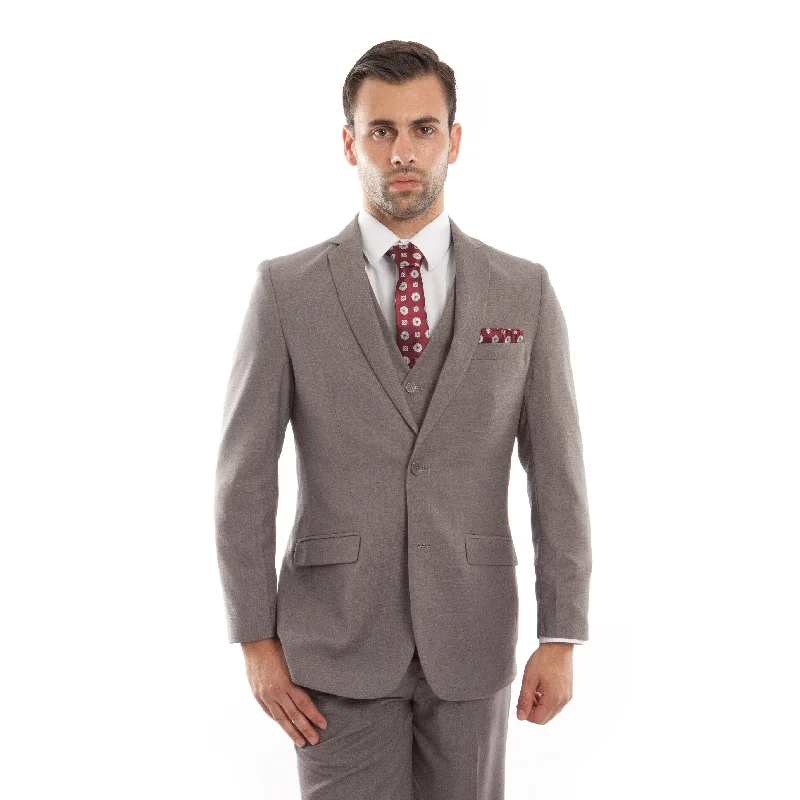 Men's Suit Set 3 Piece Formal Notch lapel Casual Suit Set Men's Suit