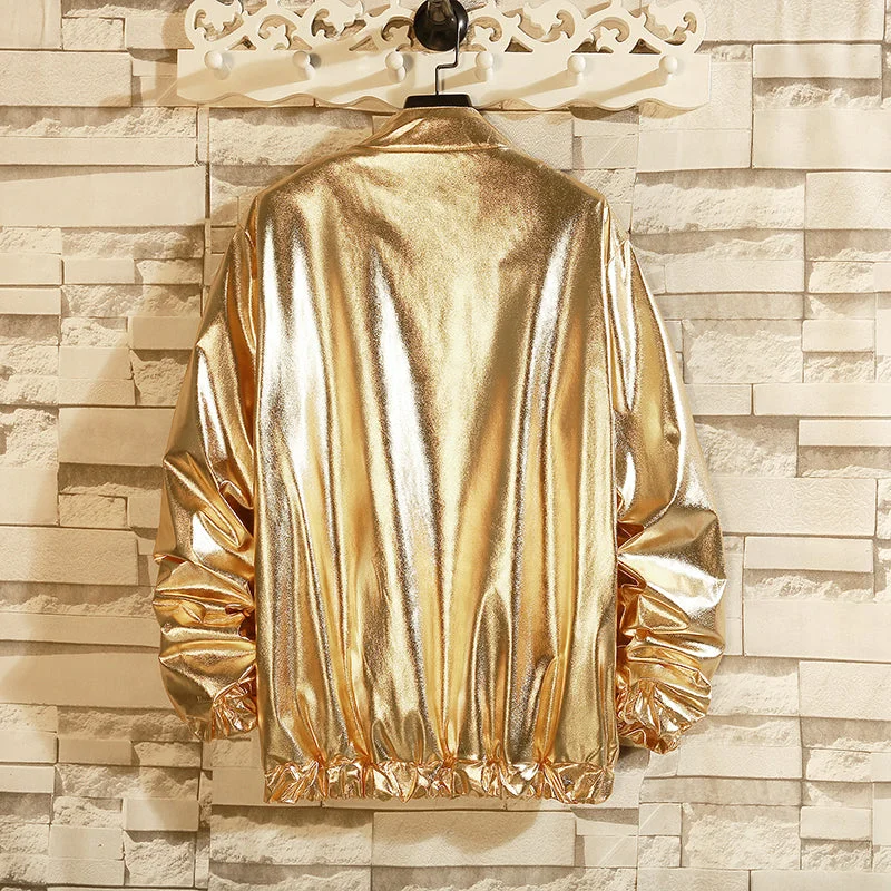 Andy's Metallic Track Suit