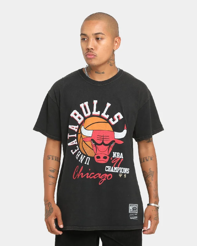 Mitchell & Ness Chicago Bulls Unbeatabulls Short Sleeve Vintage T-Shirt Black