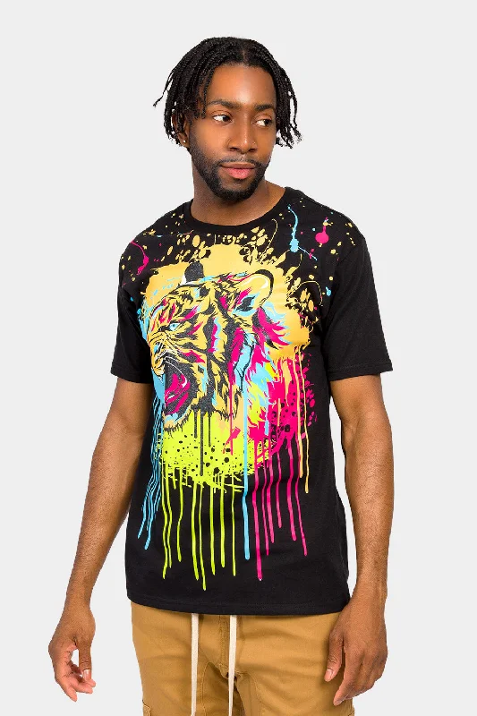 Sparkle Splashed Tiger T-Shirt