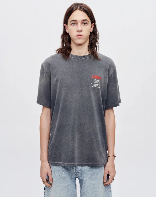 Loose "Transmission Service" Tee - Sun Faded Black