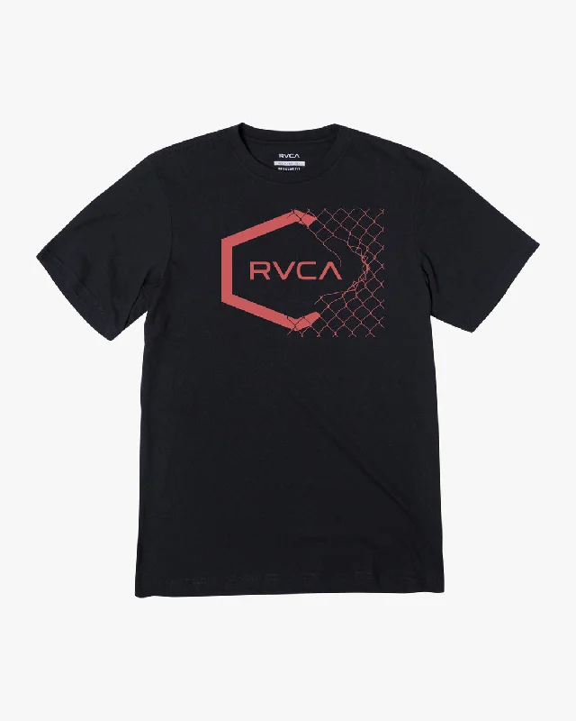 Hex Fence Slub Tee - RVCA Black