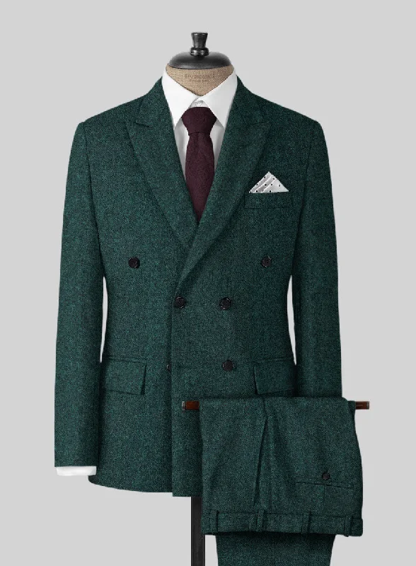 Highlander Melange Green Tweed Suit