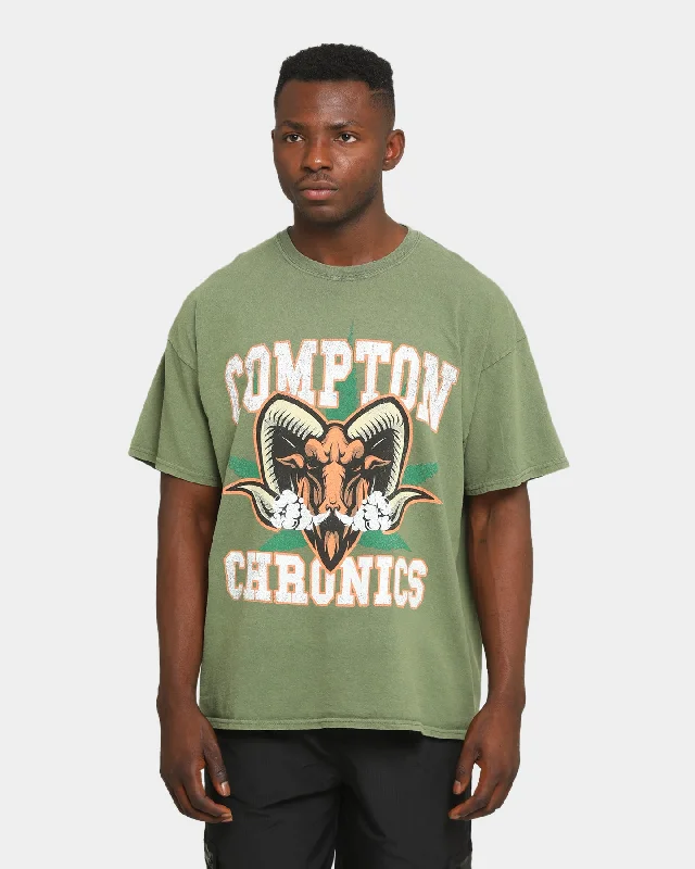 Goat Crew Compton Chronics Vintage T-Shirt Military