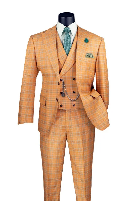 Vinci Men Suit MV2W-3C-Orange