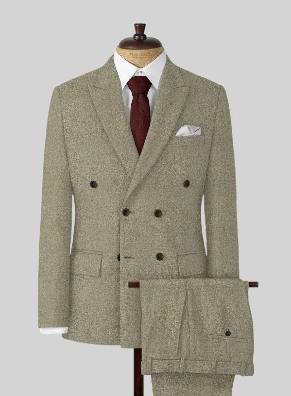 Naples Greige Tweed Suit