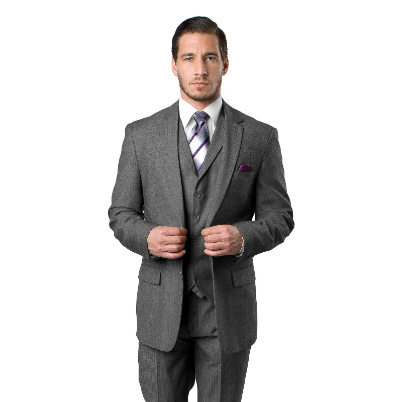 Men's Suit Set 3 Piece Suit Set Notch Lapel Casual Suit Set