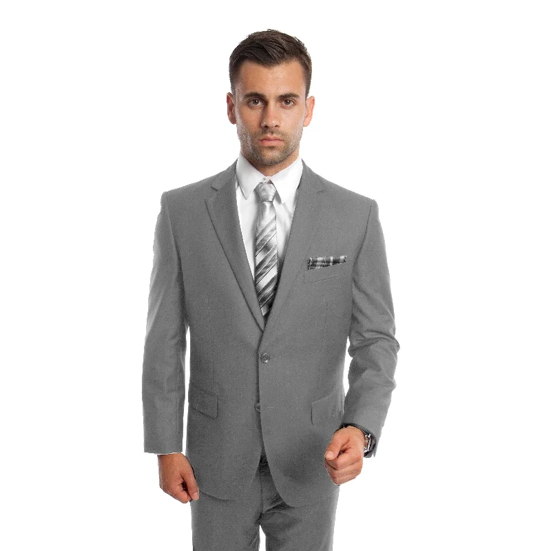 Men's Suit Set 2 Piece Set Notch Lapel Suit Set