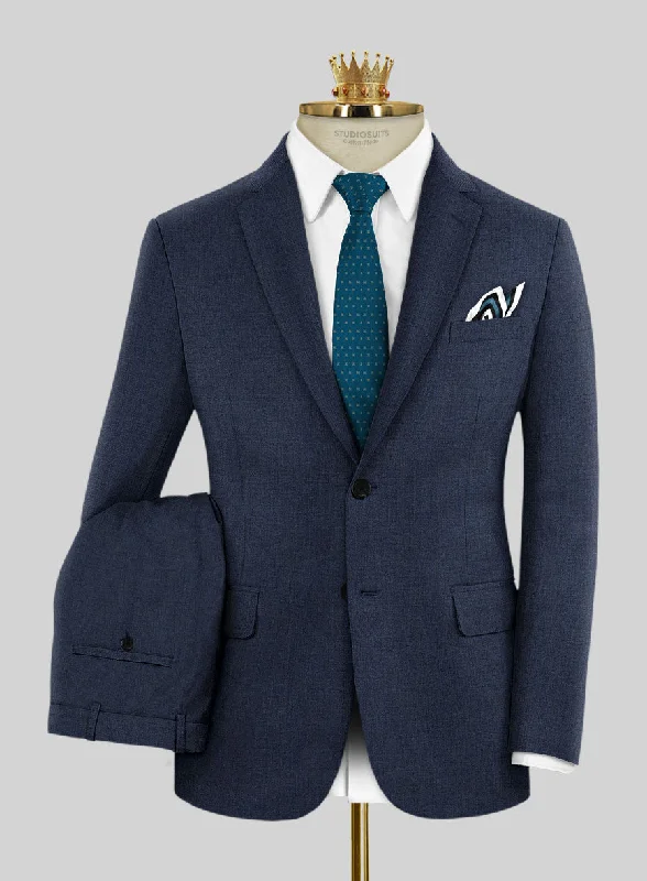 Bristol Regal Blue Sharskin Suit