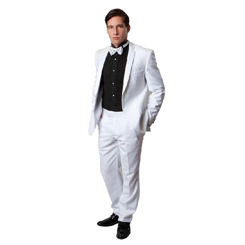 Mens Tuxedo Notch Lapel Slim Fit Tuxedo Suit Set