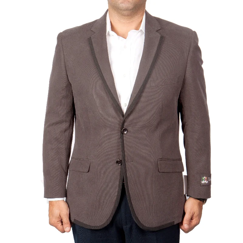 Mens Blazer Slim Fit Solid Sports Coat Blazer Jacket featuring Notch Lapel