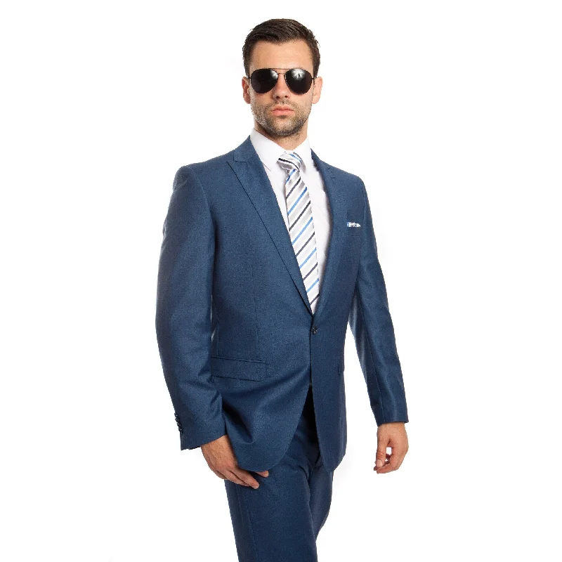 Men's Suit 2 Piece Peak Lapel Suit Set