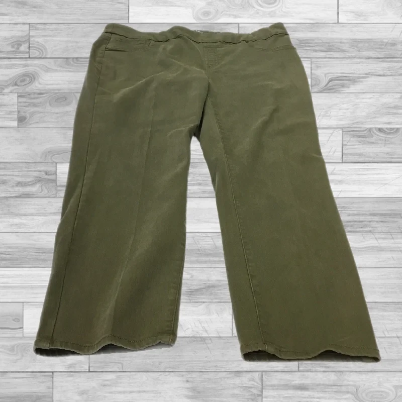 Pants Ankle By Chicos In Green, Size: M