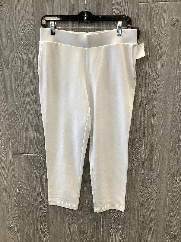 Pants Cropped By Pure Jill In White, Size: 4p