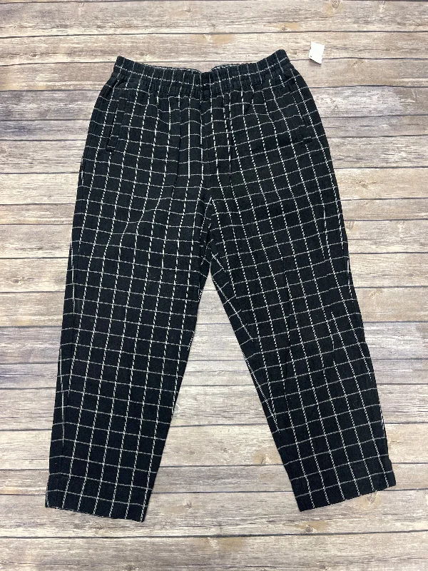 Pants Lounge By Madewell In Plaid Pattern, Size: L