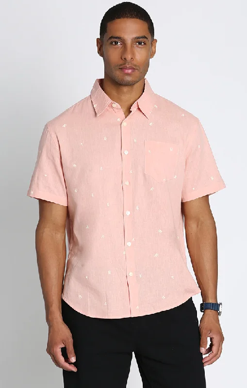 PINK SURFER LINEN