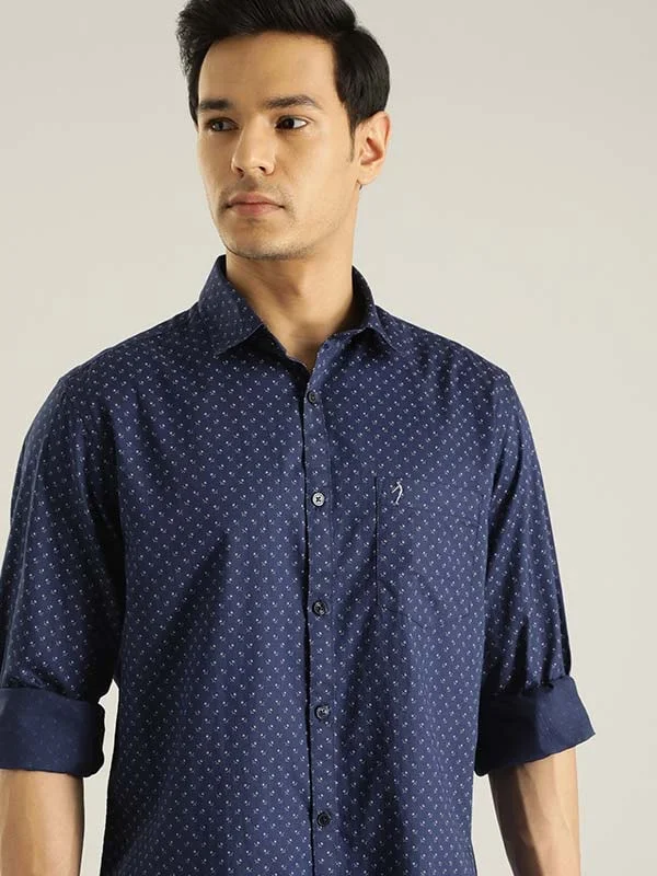 Men Printed Full Sleeve Cotton Shirt