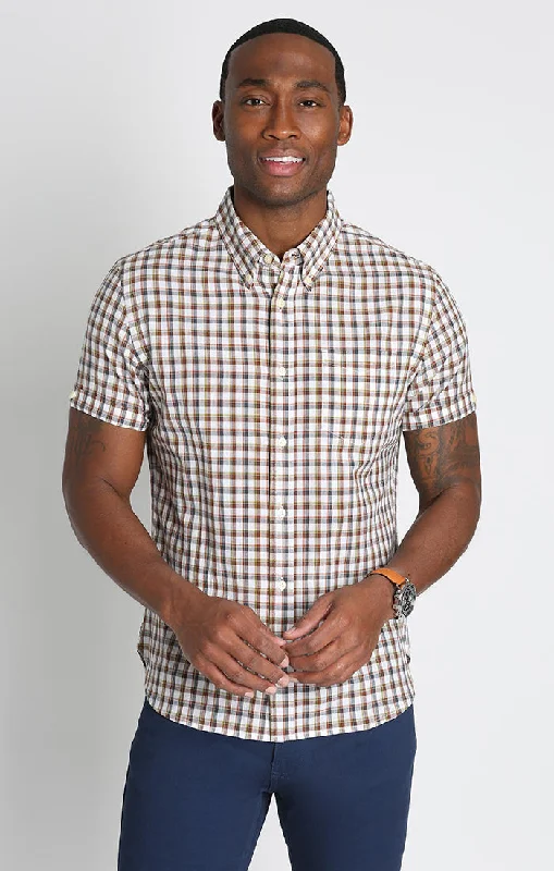 WHITE PLAID MADRAS