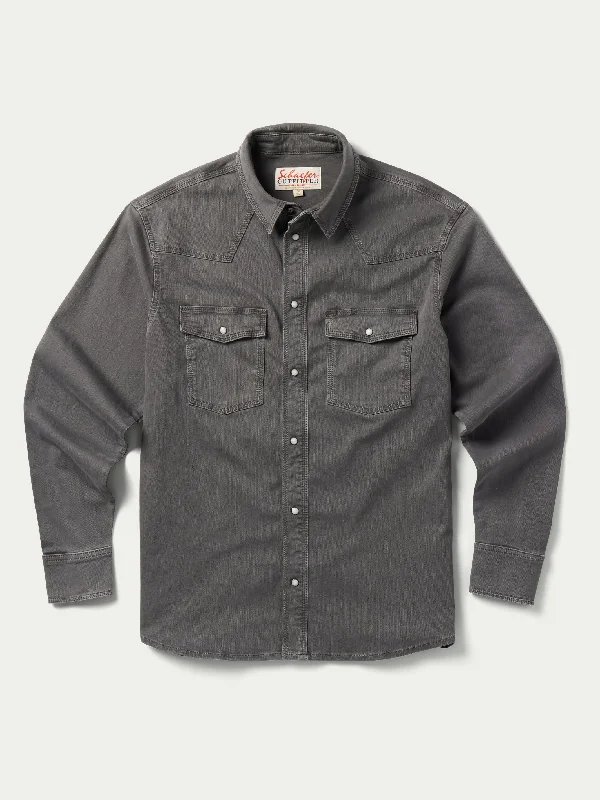 Western Denim Snap Shirt